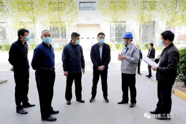 鄒平市委常委、宣傳部長(zhǎng)，副市長(zhǎng)商獻(xiàn)文來山東三星集團(tuán)調(diào)研