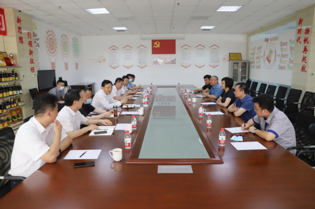 鄒平市委副書記、市長(zhǎng)張謙來山東三星集團(tuán)調(diào)研