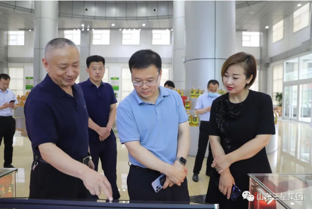 中小城市研究院領(lǐng)導來山東三星集團參觀考察