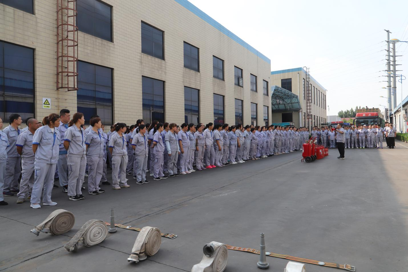 長壽花食品精加工事業(yè)部組織開展消防安全培訓(xùn)演練活動(dòng)