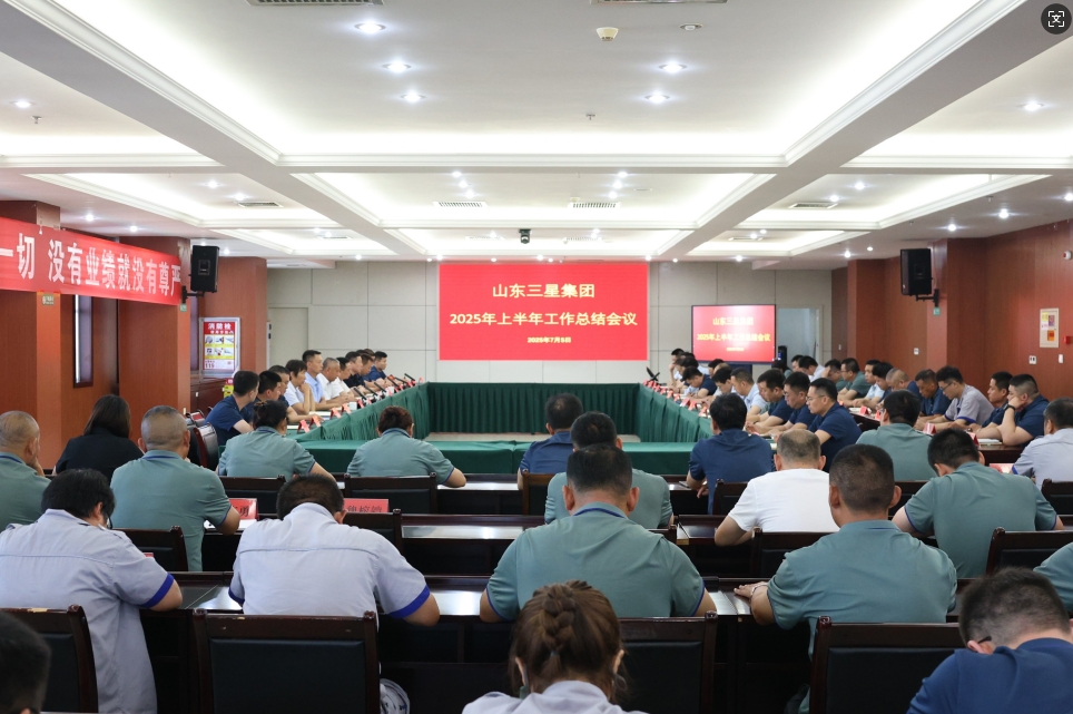 錨定目標(biāo) 接續(xù)奮斗｜山東三星集團(tuán)召開(kāi)2025年上半年工作總結(jié)會(huì)議