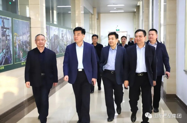 鄒平市副市長、市公安局黨委書記、局長張曰海一行到山東三星集團參觀調研